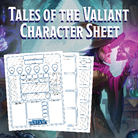 Tales of the Valiant Character Sheet